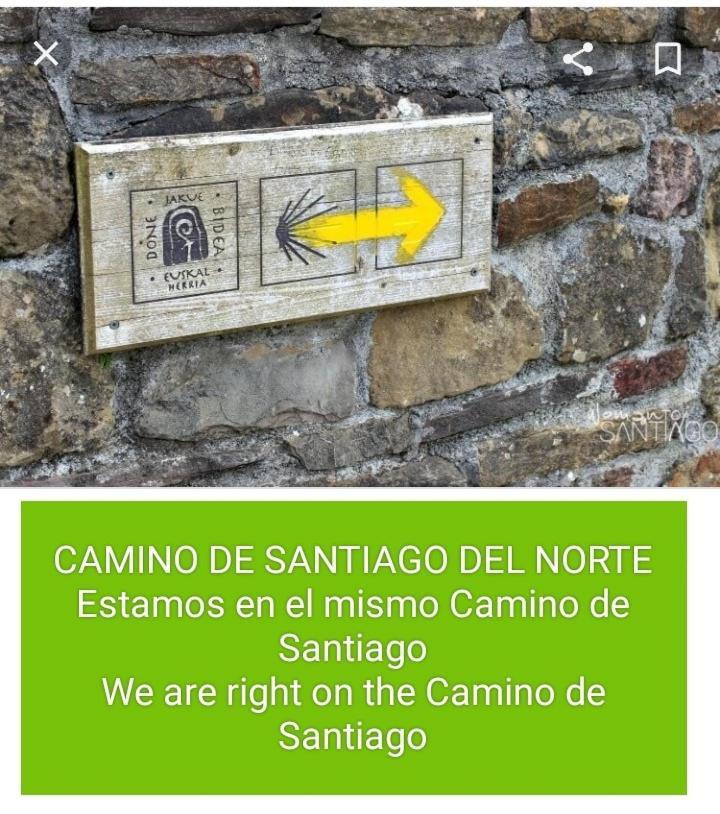 Agroturismo Erlete Goikoa -Estamos En El Camino De Santiago -We Are On The Camino De Santiago Guest House Deba Exterior photo